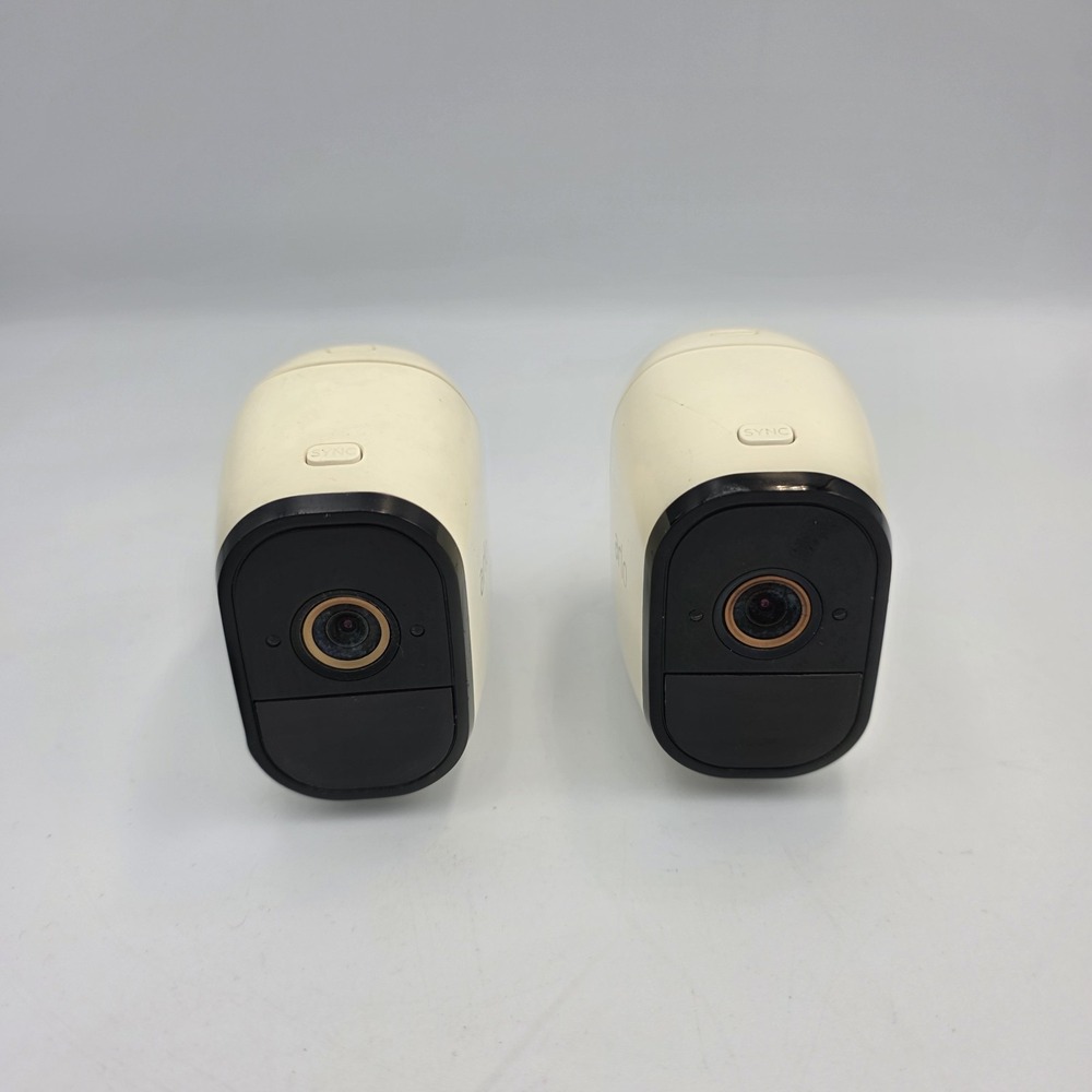 2 Netgear Arlo Pro VMC4030 Wireless Security Camera w/Batteries Tested & Work